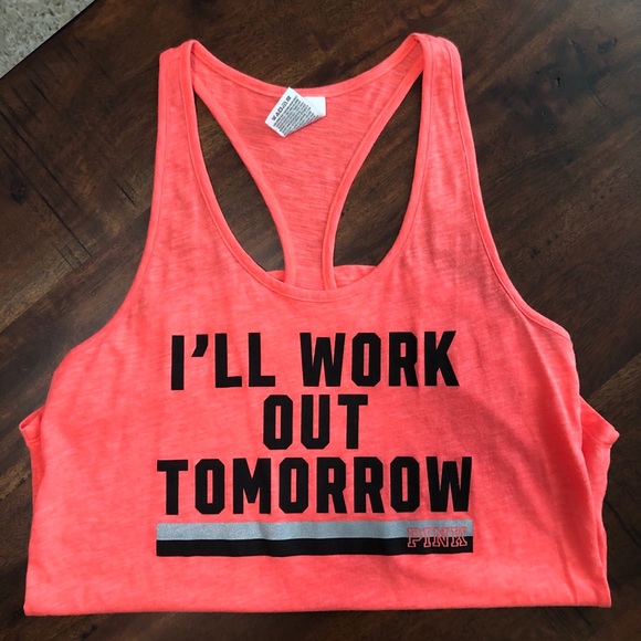PINK Victoria’s Secret Razor Back Tank - Picture 2 of 4